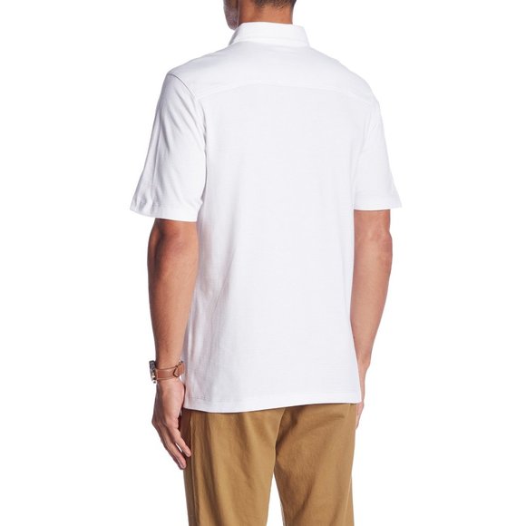 NWT Nordstrom James Campbell Stripe Knit Polo Top - Picture 2 of 2